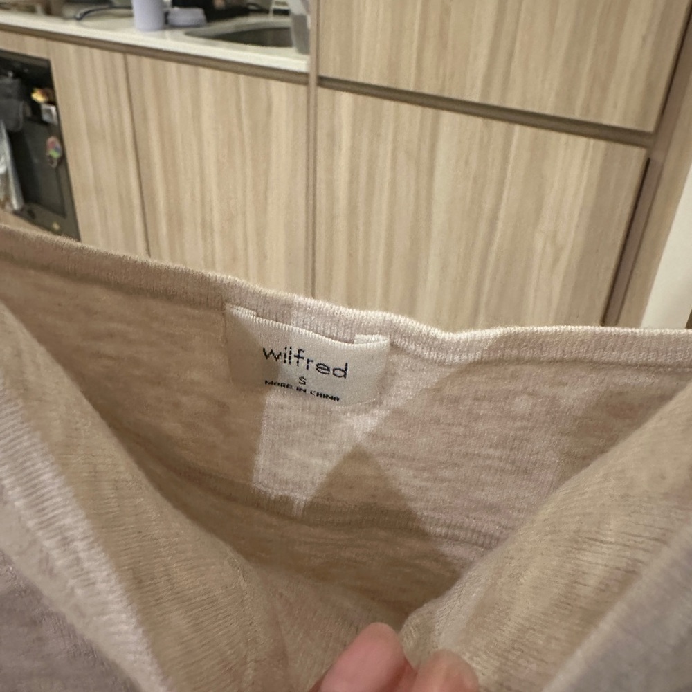 Wilfred Cream Knit Top - Picture 2 of 2